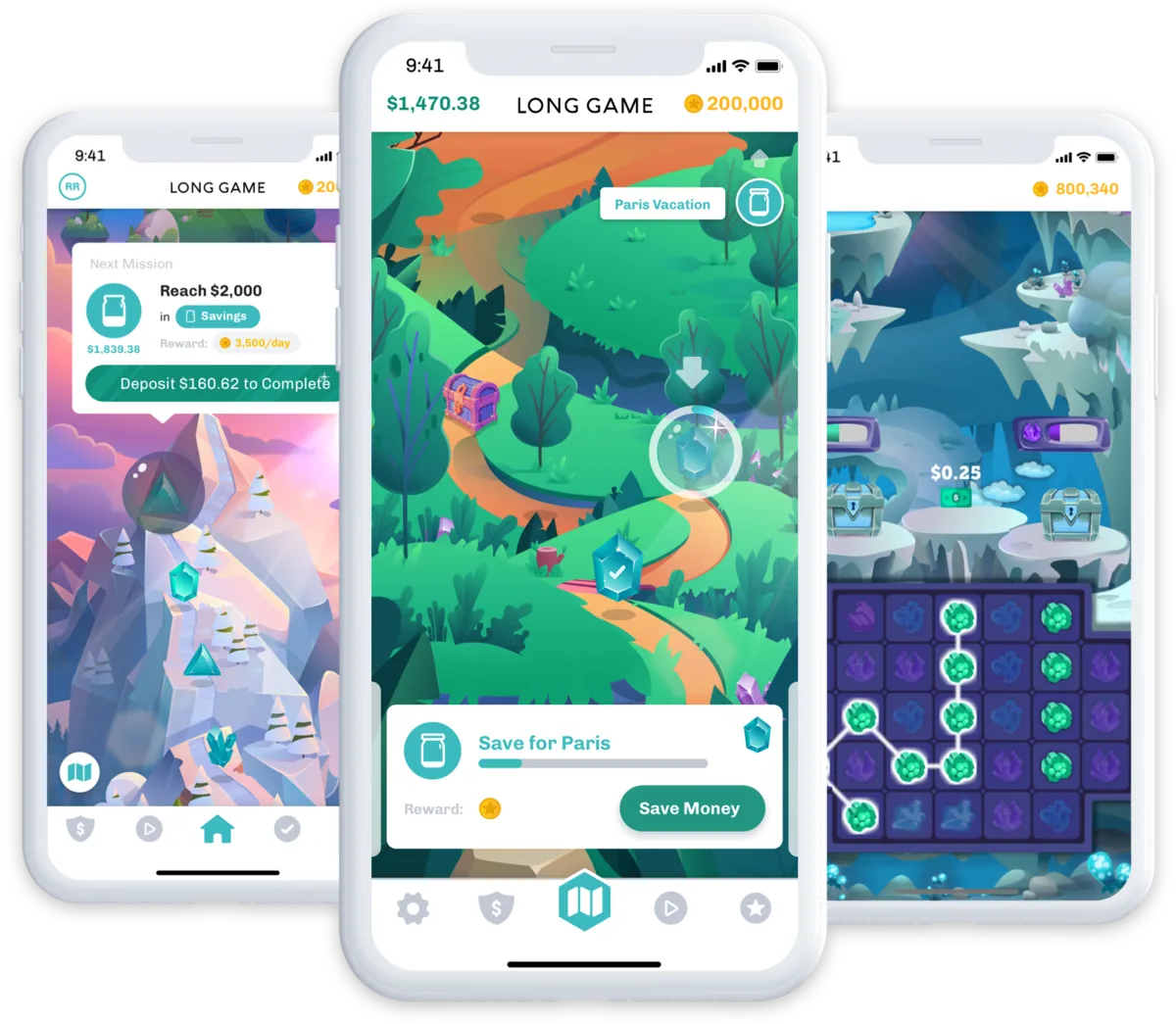 Long Game — Fintech · 100k+ installs